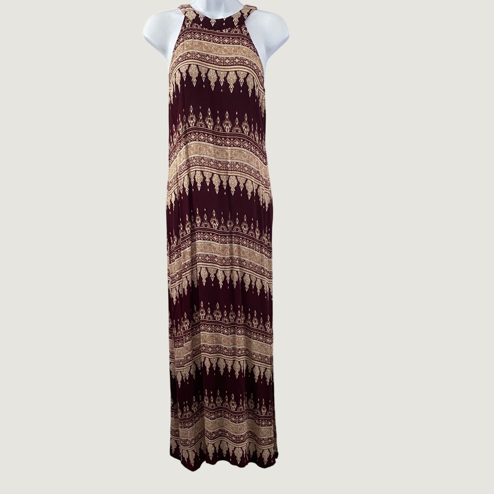Earthbound Boho Maxi Dress Size Small Casual Festival Hippie Bohemian Beachy